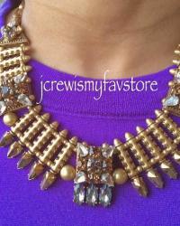 J. Crew Mixed-Metal Arrowhead Necklace 