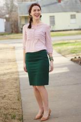 Green Week Linkup: Pink & Green and White Legs