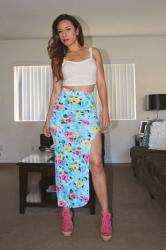 High-Waisted Floral