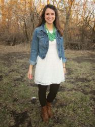 green week :: green necklace