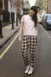 TIAGTW: Gingham Trousers Day To Night