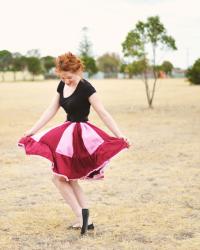 very full twirly skirts 
