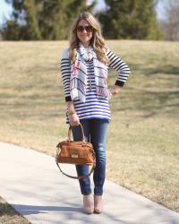 Stripes, Lobster Scarf, & A Cut Above Boutique Giveaway