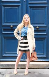 Stripes, Denim & Trench