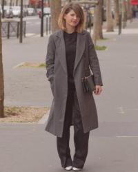 Le Manteau Gris Oversize