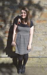 French Connection - County Cotton Striped Dress