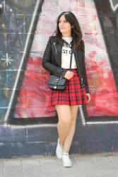 Tartan skirt