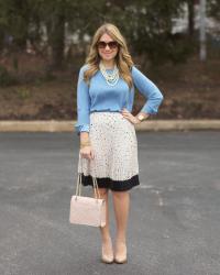 Blush, Blue, & Dots