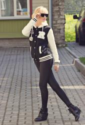 LOOK OF THE DAY: VARSITY JACKET