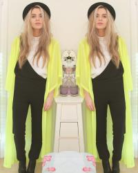 NEON & A BOWLER HAT