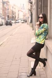 Jungle Sweater, Baroque Pencil Skirt