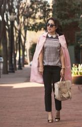 Tile Print + Pink Trench // Color Brigade Link-Up!