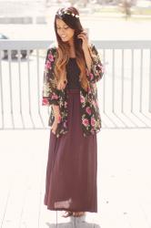 1 Floral Kimono, 3 Looks