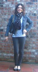 Jean Jacket, Jeggings & Tres-Chic Fashion Thursday Link Up