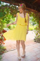 {Raindow Challenge}: Flowy Spring Dress Outfit