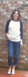 Style Swap: Styling a Baseball Tee, Boyfriend Jeans & Striped Loafers