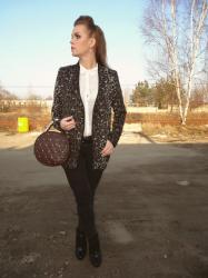 animal print coat