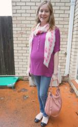 Marc By Marc Jacobs Hillier Hobo and Purple! Casual Friday Maternity Top and Jeans, MEV Havana Maxi Dress