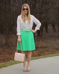 Lace & Polka Dots