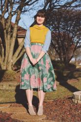 Dates in Skirts Kissed with Flowers