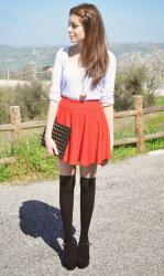 THE RED SKIRT