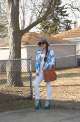 Outfit: Side by Side Style Challenge: Florals 