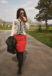 Quick post: Red skirt