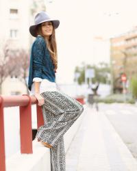 Printed pants