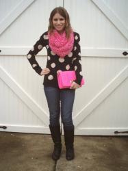 Look What I Got: Fraas Polka Dot Scarf