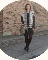dotty, cardigan days, and remixed boots