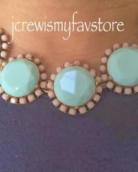 J. Crew Nine-Stone Crystal Necklace 