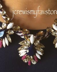 J. Crew Persian Leaves Necklace 