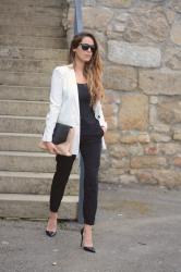 white blazer