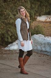 Polka Dots and Cargo Vest