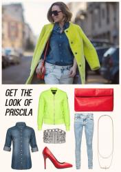 GET THE LOOK OF PRISCILA