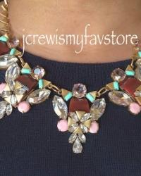 J. Crew Stacked Stones Necklace and Bohemian Rose Bracelet 
