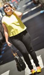 CROP TOP AMARILLO