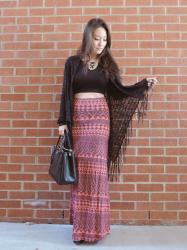 The Tribal Maxi Skirt