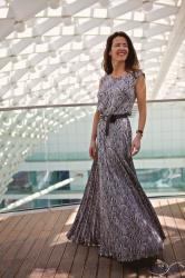 Michael Kors dress y Yas Viceroy Hotel