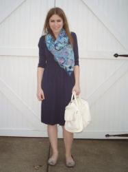 Mix It Mondays: Navy Dress