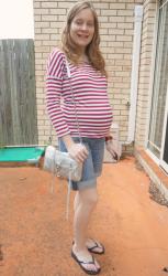 Jeanswest Maternity Shorts and Jeans. Striped and Printed Tops, RM Mini MAC, Balenciaga Sapphire City