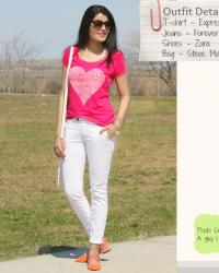 Confident Style with U by Kotex® : White Jeans Styled Two Ways