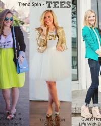 Trend Spin Linkup Week 44 - Tees + $150 Maggy London Dress Giveaway!!