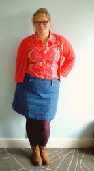 Minerva Blogging Network: Denim Delight! Lisette Market Skirt