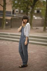 DENIM DUNGAREES