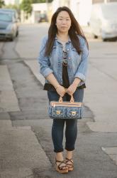 Denims and Denim Bag