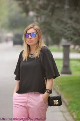 Black and  pink