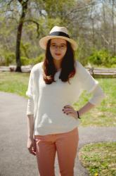 What I Wore | Easter Style [Coral + Cream]