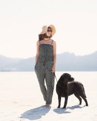 JUMPSUIT AT THE BEACH 