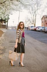 lady in leather